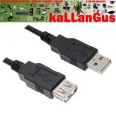 USB 2.0 Extensão M / F Para Notebook PC Computador 75 cm