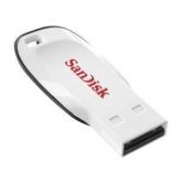 Pen Drive SanDisk Branco Cruzer Blade Blue 4GB USB Flash